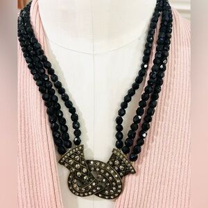 Heidi Daus “Love Knot” VERY vintage EUC knot necklace